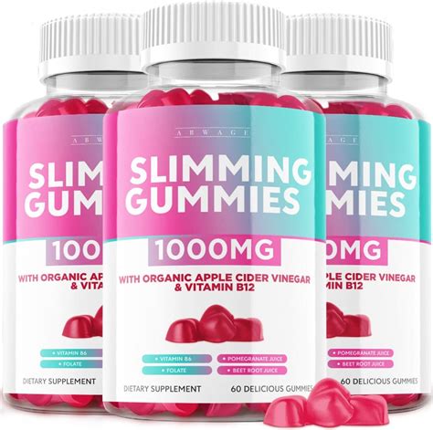 Apple Cider Vinegar Gummies for Weight Loss - ACV Gummies with The Mother for Women & Men - Energy Boost Bloat Digestive & Immune Support - Vitamin B12 B6 B 9 Folic Acid - Vegan Detox Cleanse -90Ct 4. . Best weight loss gummies on amazon